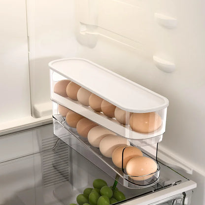 Refrigerator Automatic Scrolling Egg Holder